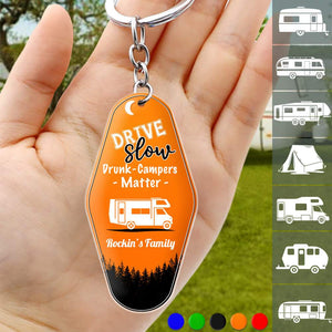 Happy Campers Camping Acrylic Keychain