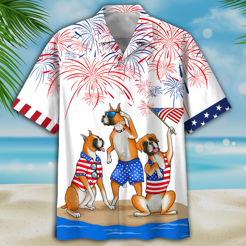 Familleus - Boxer Shirts - Independence Day Is Coming