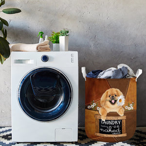 pekingese Laundry Today Or Naked Tomorrow Laundry Basket